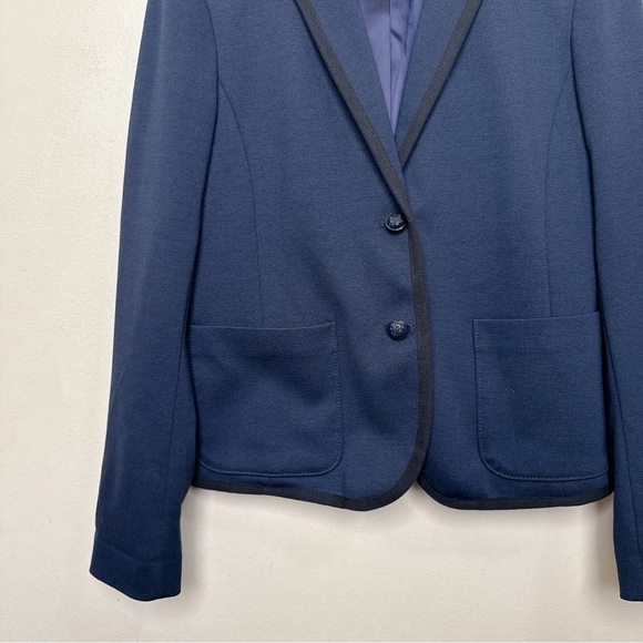 Gap Womens 8 The Academy Blazer Blue Dark Academia Button Blazer Jacket - Picture 9 of 16